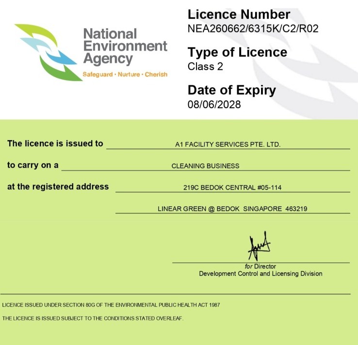 Cleaning Business License